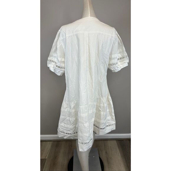 Cinq à Sept Corianna Belted Cotton Poplin Minidress US 12 $345 - Picture 6 of 10